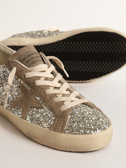 Baskets Golden Goose Super-Star à paillettes intégrales