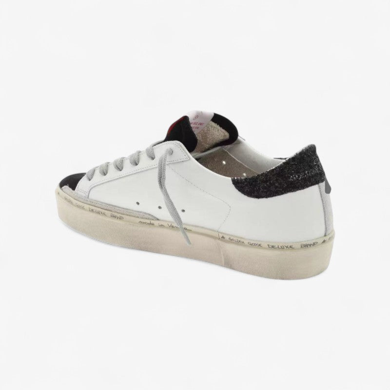 Baskets Golden Goose Super-Star noires à paillettes