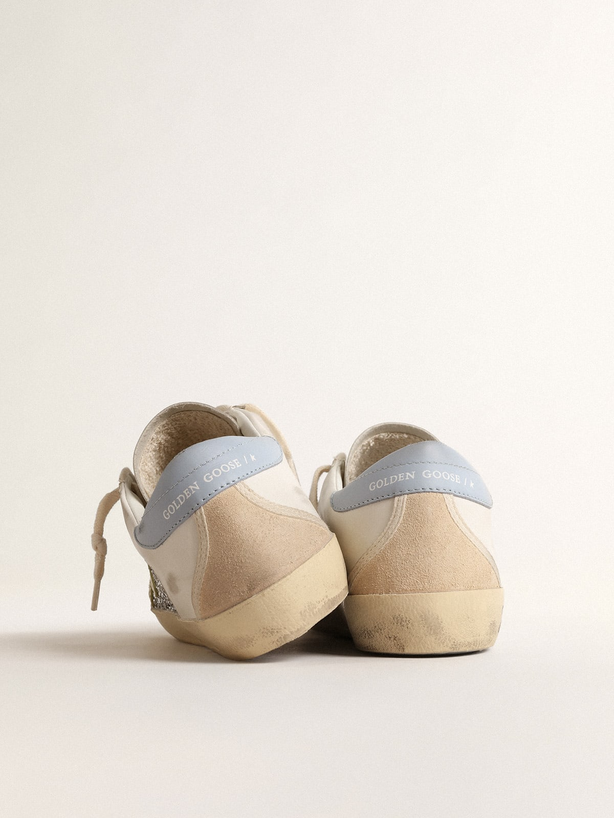 Baskets à paillettes Golden Goose Super-Star « Love Forever »