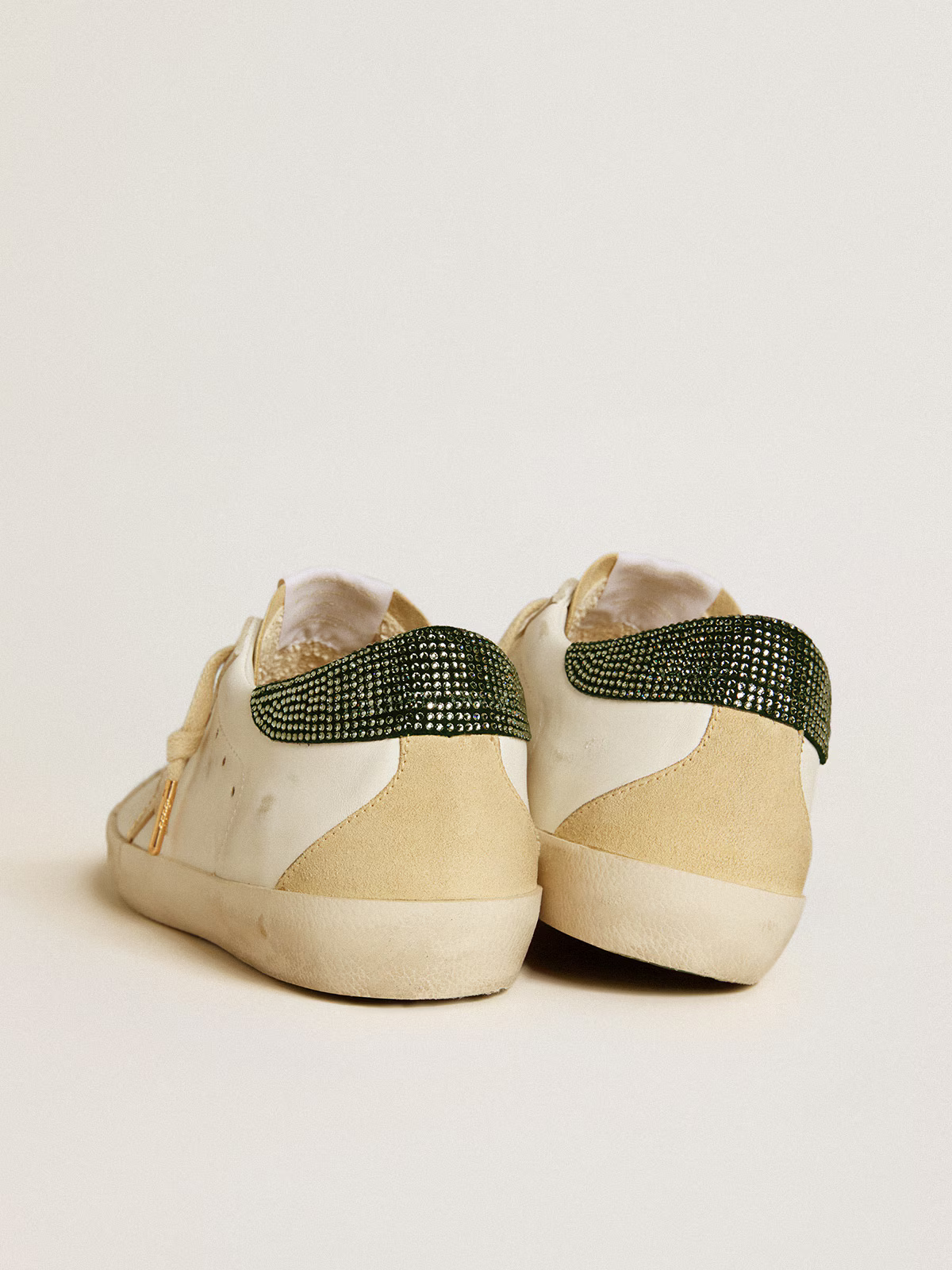 Golden Goose Super-Star Édition Limitée – Étoile Dorée avec Talon Swarovski