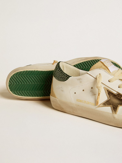 Golden Goose Super-Star Édition Limitée – Étoile Dorée avec Talon Swarovski