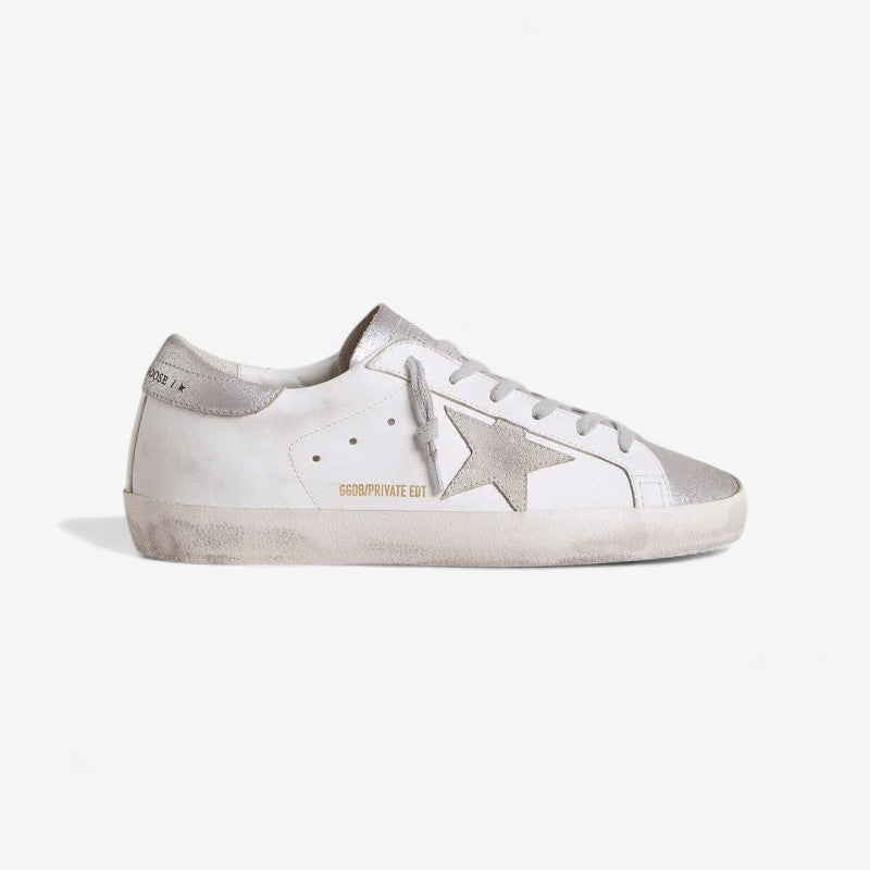 Golden Goose Super-Star Édition Privée – Blanc et Argent