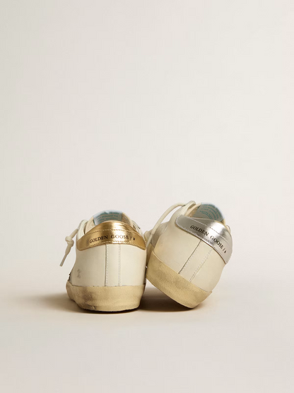 Baskets Golden Goose Super-Star Silver Shine