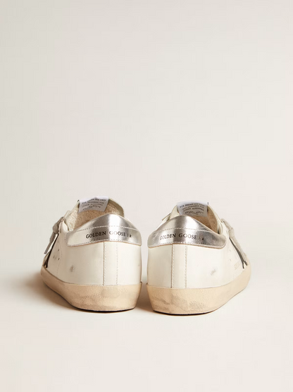 Baskets Golden Goose Super-Star blanches et noires