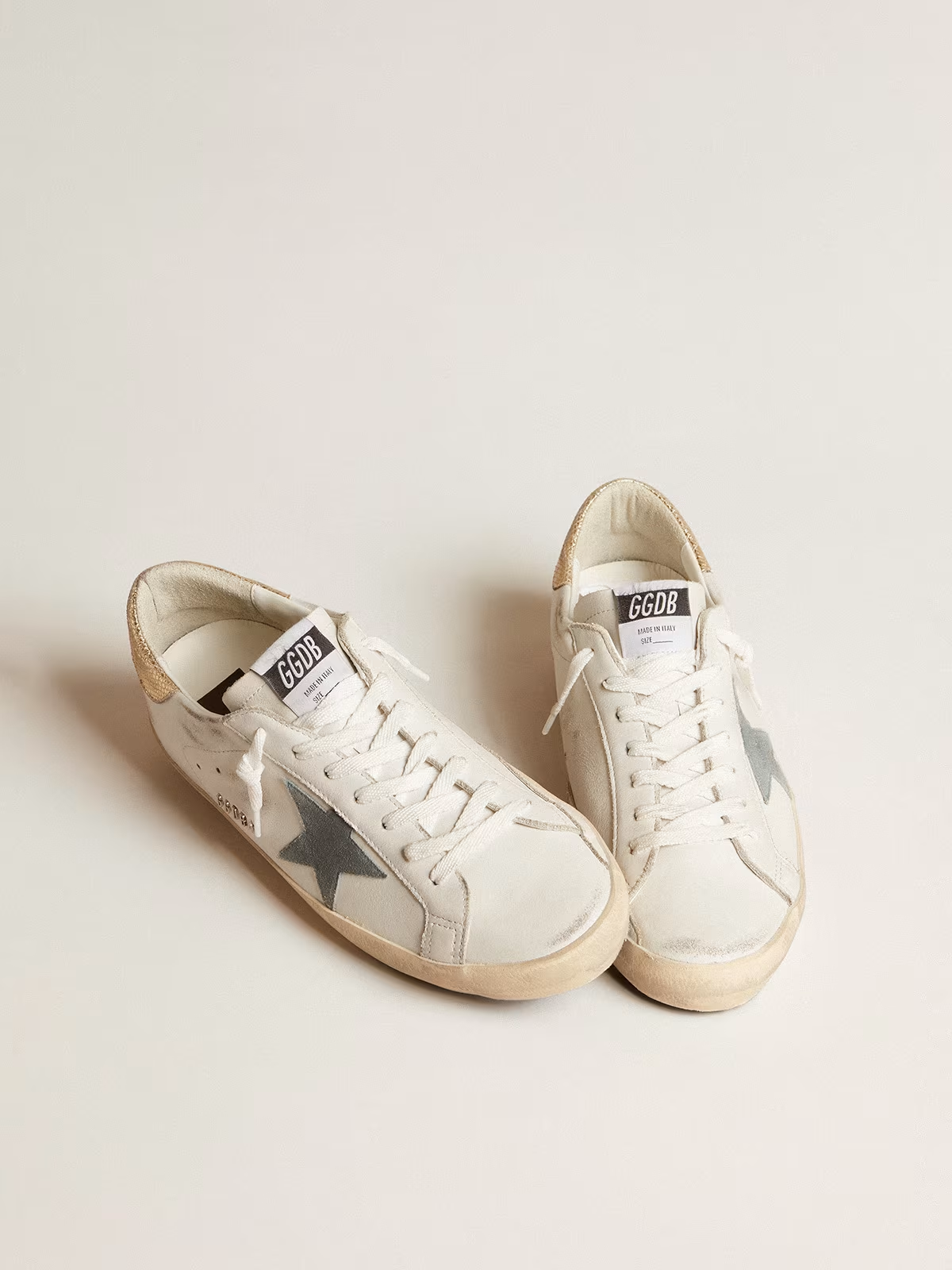 Baskets en cuir Golden Goose Super-Star