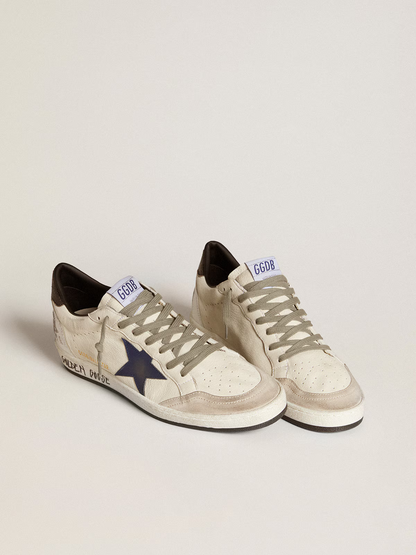 Ball Star Golden Goose – Semelle Navy Star et graffiti « Golden Goose »