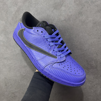 Travis Scott x Air Jordan 1 Low « Mamba Tribute Purple » : Un crossover légendaire
