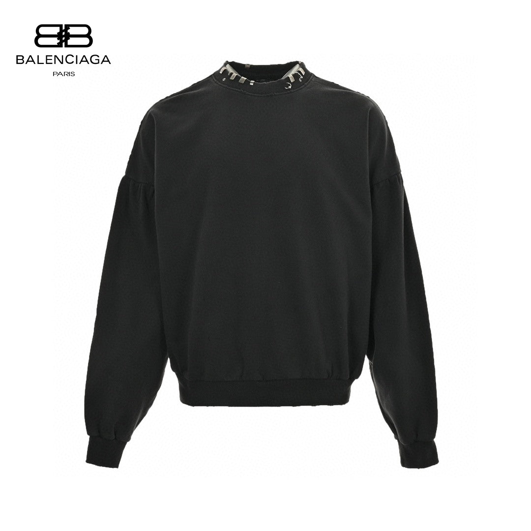 Sweat-shirt Balenciaga à col orné