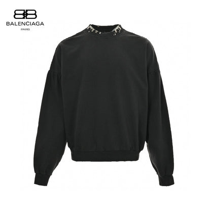 Sweat-shirt Balenciaga à col orné
