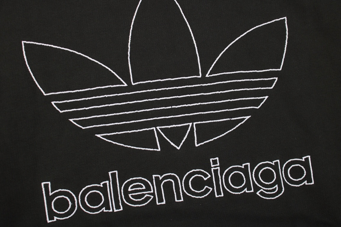 Sweat à capuche noir Balenciaga x Adidas 