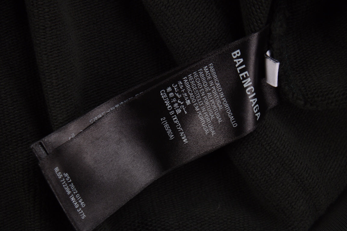 Sweat à capuche noir Balenciaga x Adidas 