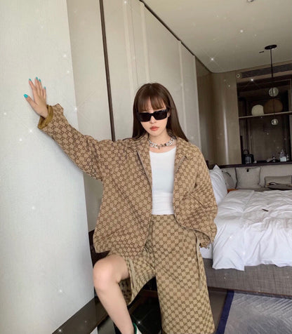 Veste de survêtement Gucci à monogramme