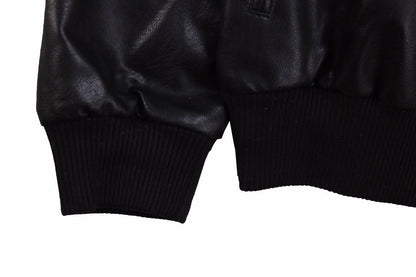 Veste Balenciaga en similicuir noir