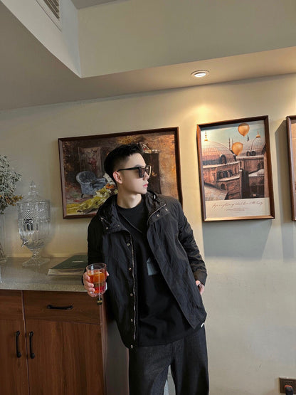 Veste à capuche noire Dior