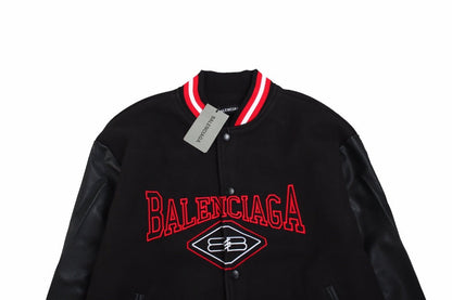 Veste universitaire noire Balenciaga