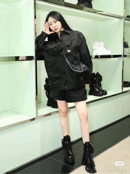 Veste en nylon Prada