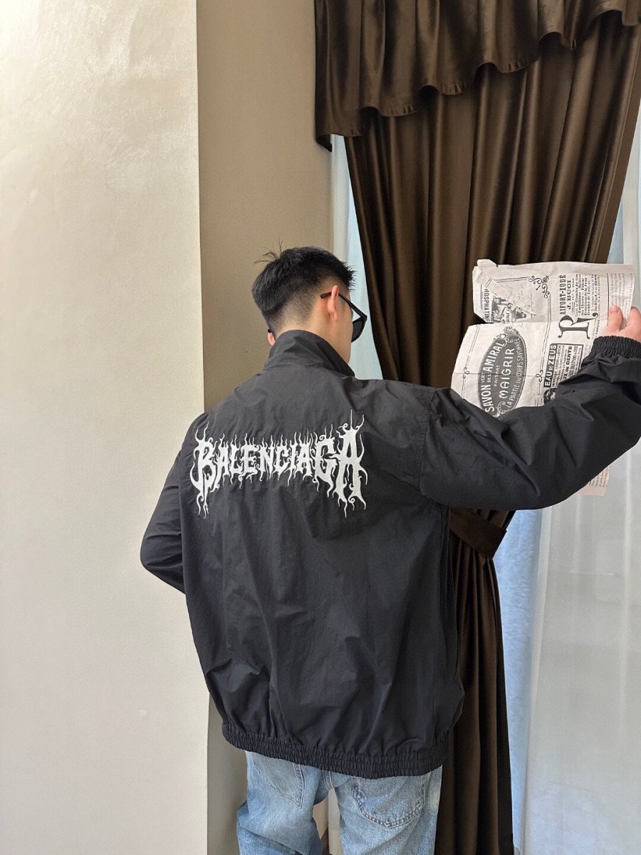 Veste zippée noire Balenciaga