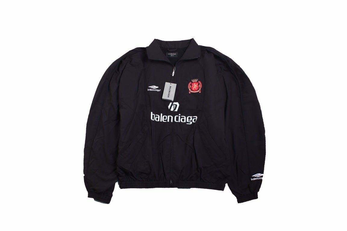 Veste de survêtement noire zippée Balenciaga