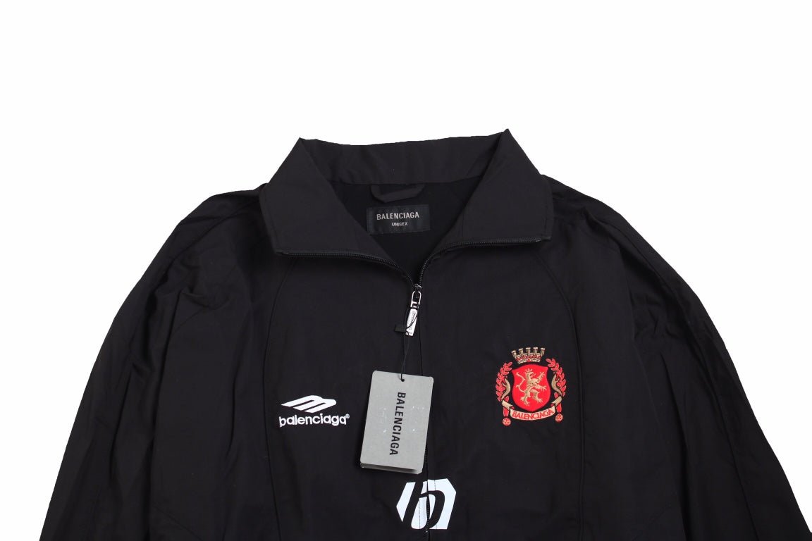 Veste de survêtement noire zippée Balenciaga
