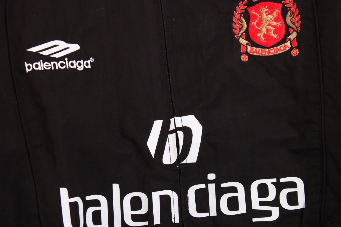 Veste de survêtement noire zippée Balenciaga