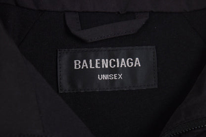 Veste de survêtement noire zippée Balenciaga