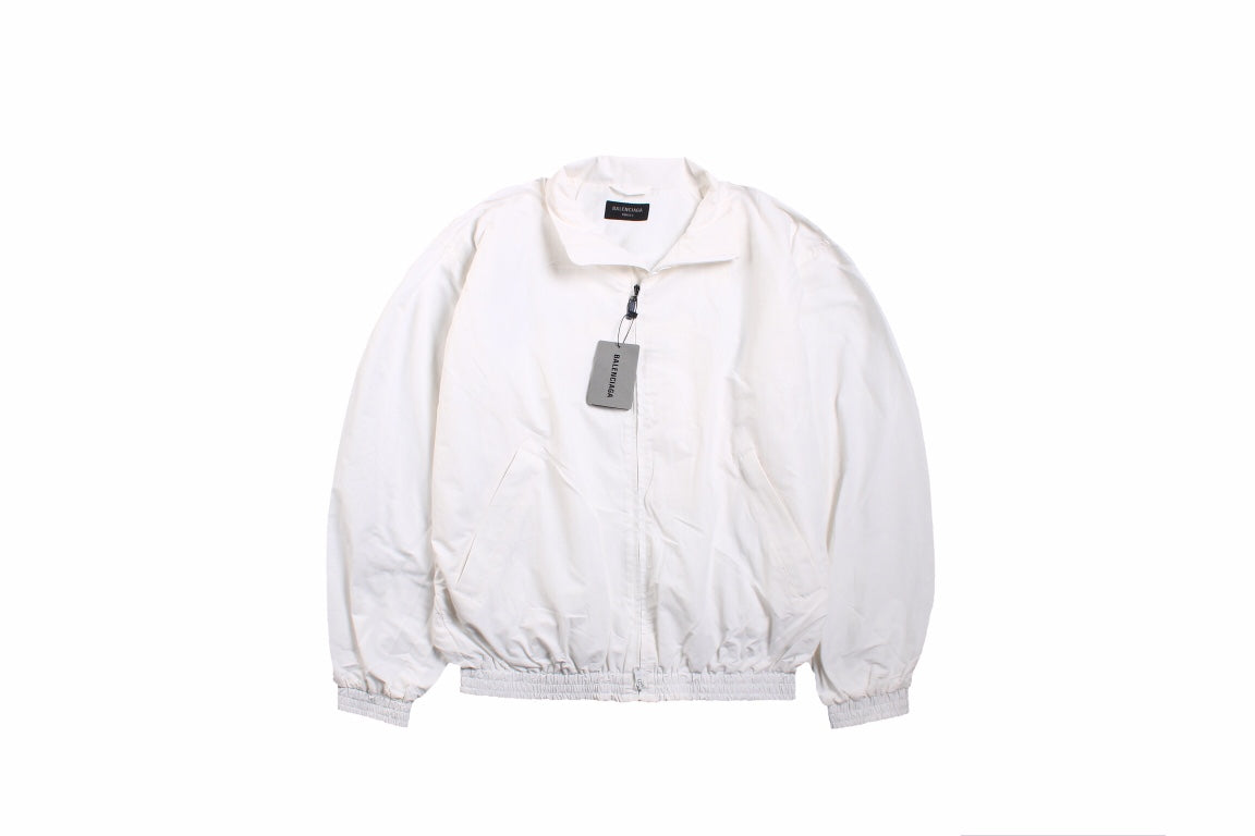 Veste blanche zippée Balenciaga