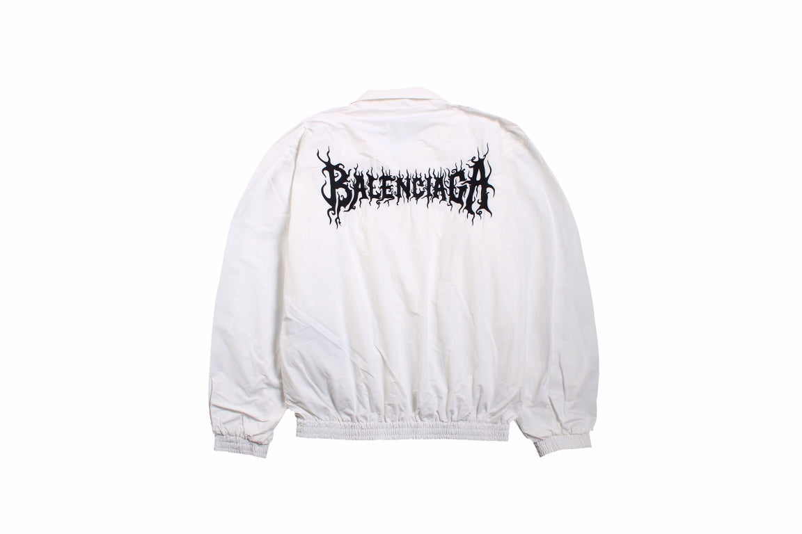 Veste blanche zippée Balenciaga