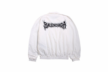 Veste blanche zippée Balenciaga