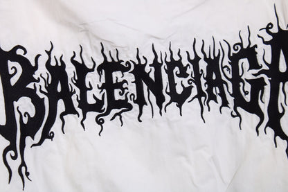 Veste blanche zippée Balenciaga