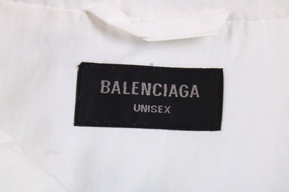 Veste blanche zippée Balenciaga