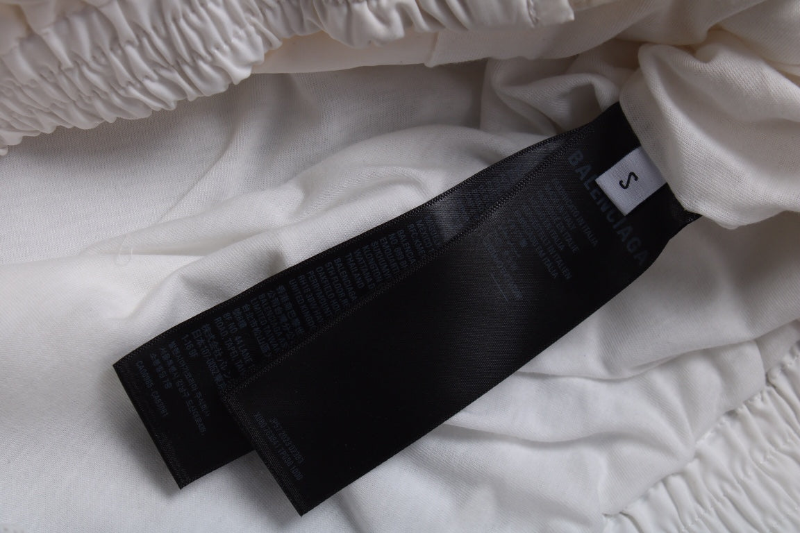 Veste blanche zippée Balenciaga