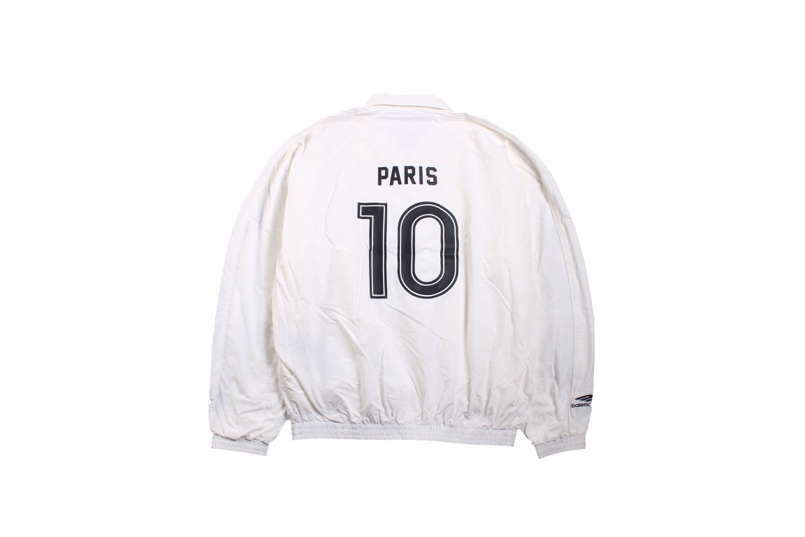 Veste de survêtement blanche zippée Balenciaga