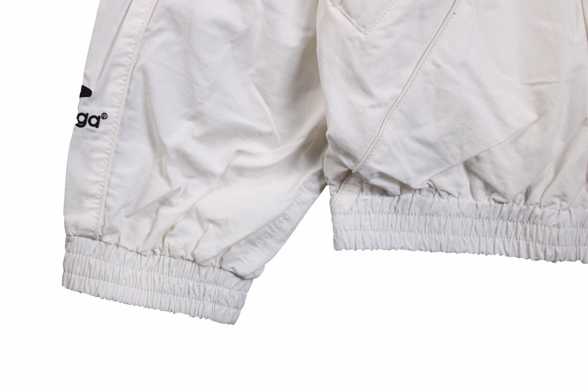 Veste de survêtement blanche zippée Balenciaga
