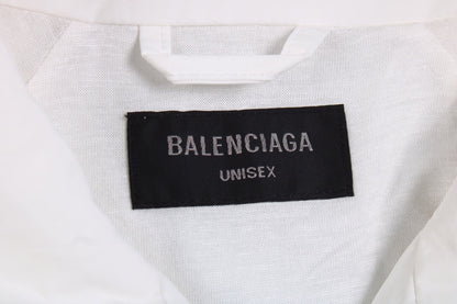 Veste de survêtement blanche zippée Balenciaga
