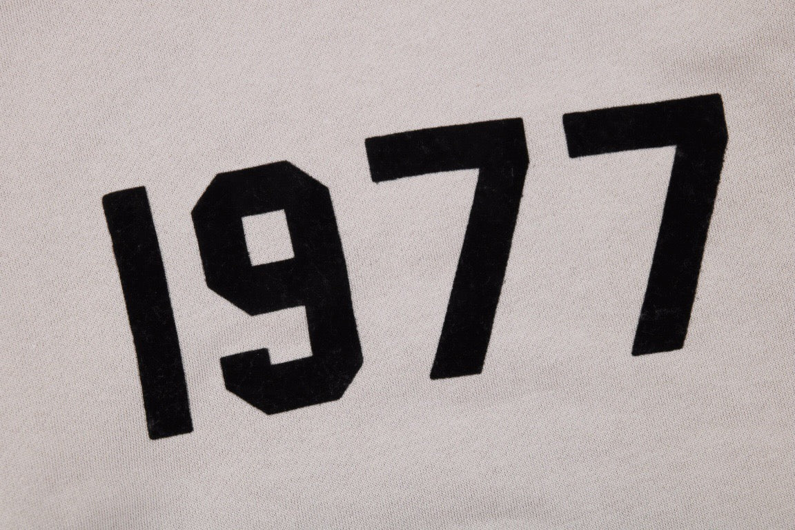 Sweat à capuche FEAR OF GOD ESSENTIALS « 1977 » gris pierre
