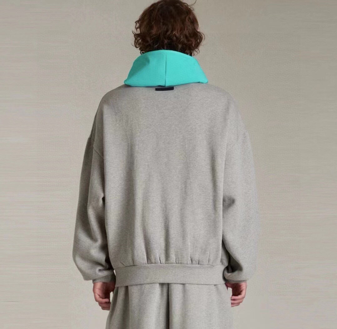 Sweat à capuche Fear of God Essentials - Gris
