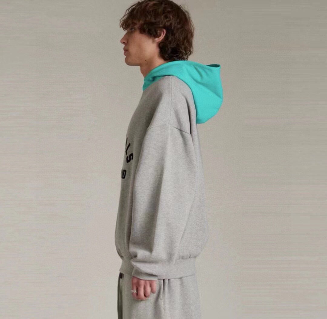 Sweat à capuche Fear of God Essentials - Gris