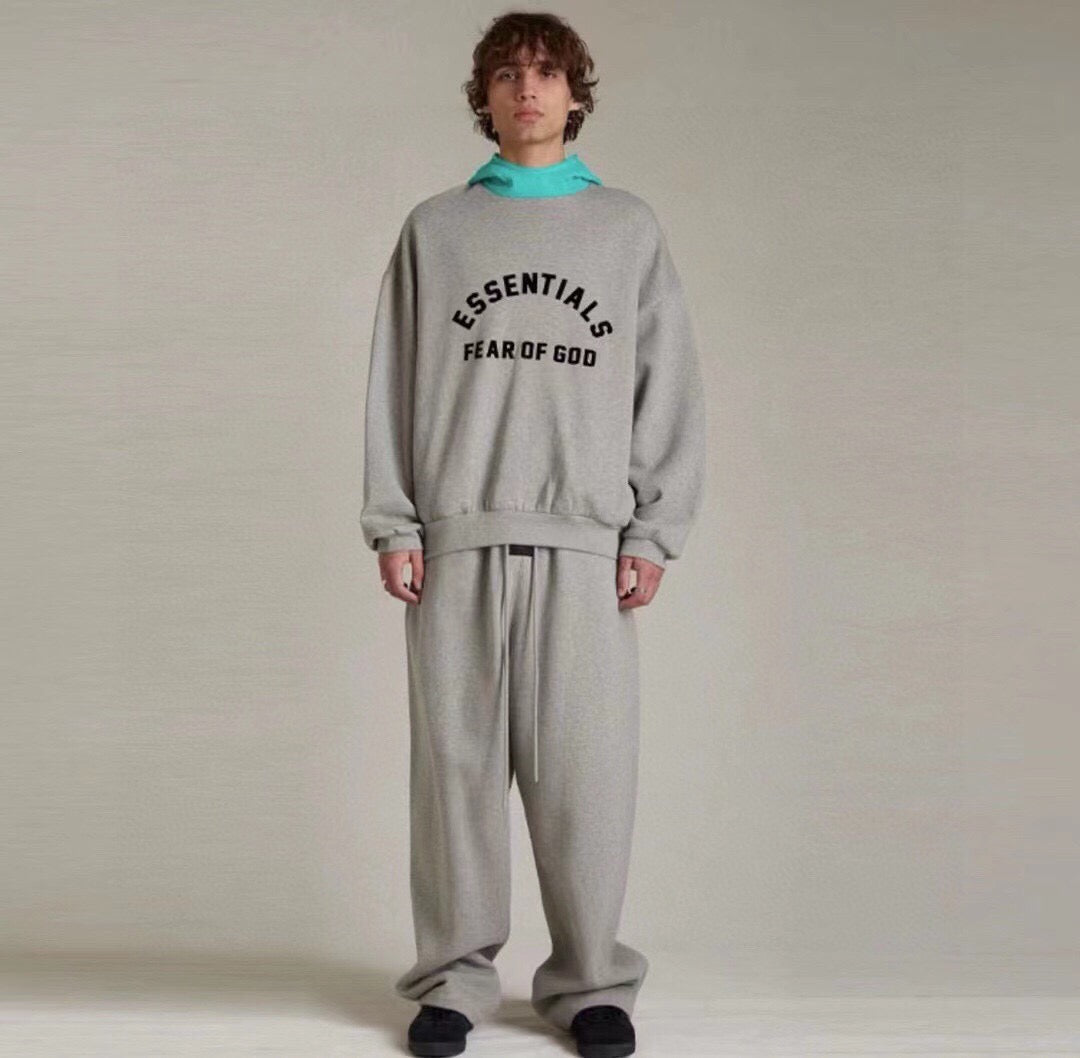 Sweat à capuche Fear of God Essentials - Gris