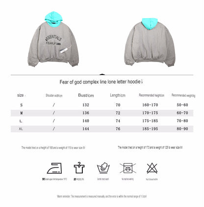 Sweat à capuche Fear of God Essentials - Gris