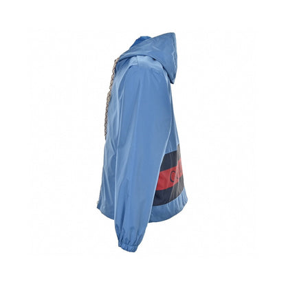 Veste à capuche bleue Gucci