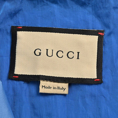 Veste à capuche bleue Gucci