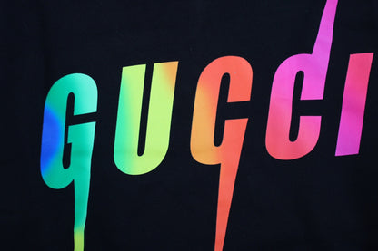 Sweat à capuche Gucci à logo arc-en-ciel