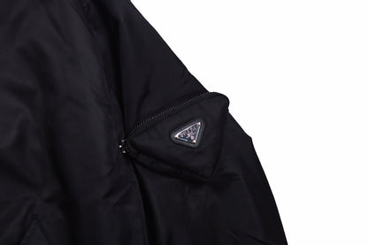 Veste bomber noire Prada
