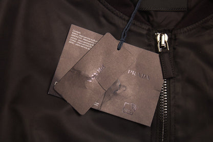 Veste bomber noire Prada