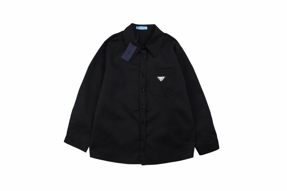 Chemise noire Prada à boutons