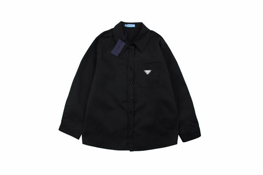 Chemise noire Prada à boutons