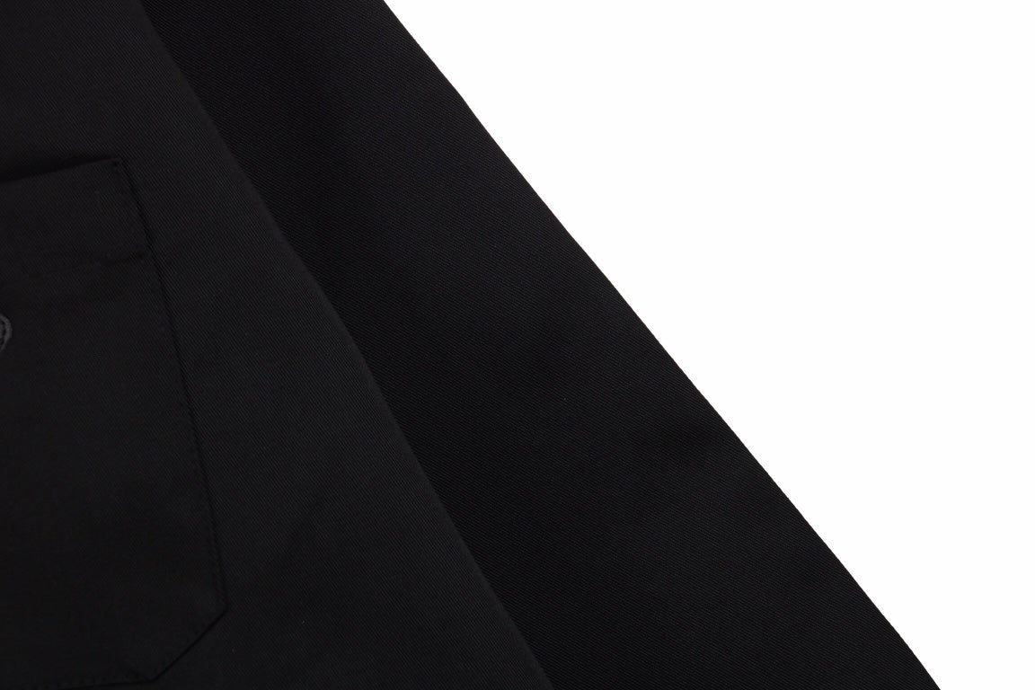 Chemise noire Prada à boutons