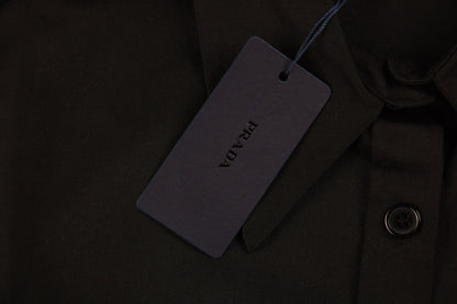 Chemise noire Prada à boutons