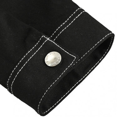 Chemise noire Prada à boutons