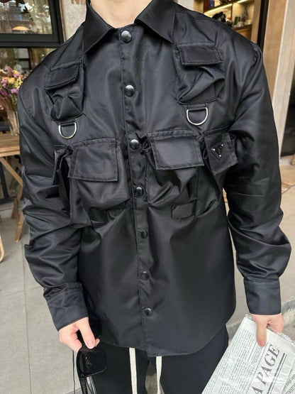 Veste Prada style militaire - Noire